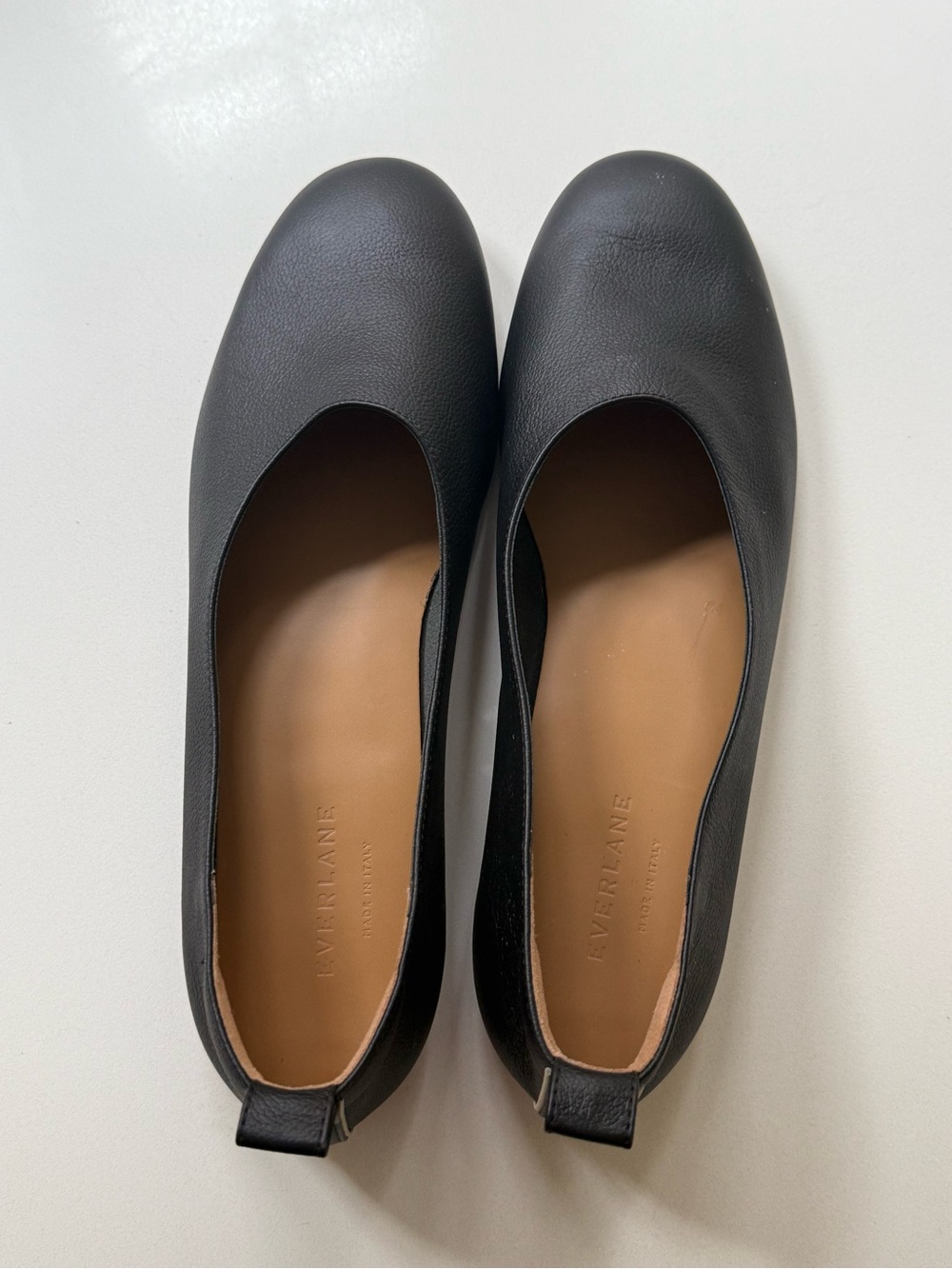 BRAND NEW EVERLANE THE DAY GLOVE BLACK FLATS SIZE 11 - Picture 2 of 8